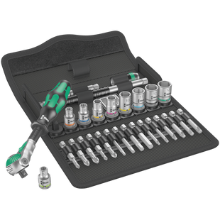 Набір інструментів Wera 8100 SA 6 Zyklop Speed 1/4", 28 предметів, 05004016001 05004016001 фото