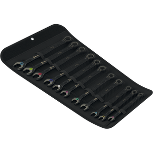 Набір комбінованих ключів із тріскачкою Wera Joker 6000 Black Edition 8-19 мм, 11 предметів, 05020017001 05020017001 фото