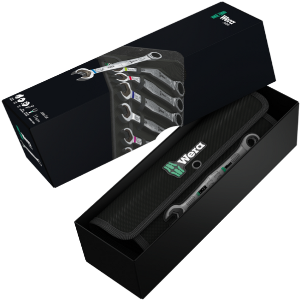 Набір комбінованих ключів із тріскачкою Wera Joker 6000 8-19 мм, 11 предметів, 05020013001 05020013001 фото