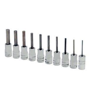 Набір дюймових біт впресованих в головку 1/16"-1/4", 10 предметів, Snap-On 110ETMAY фото